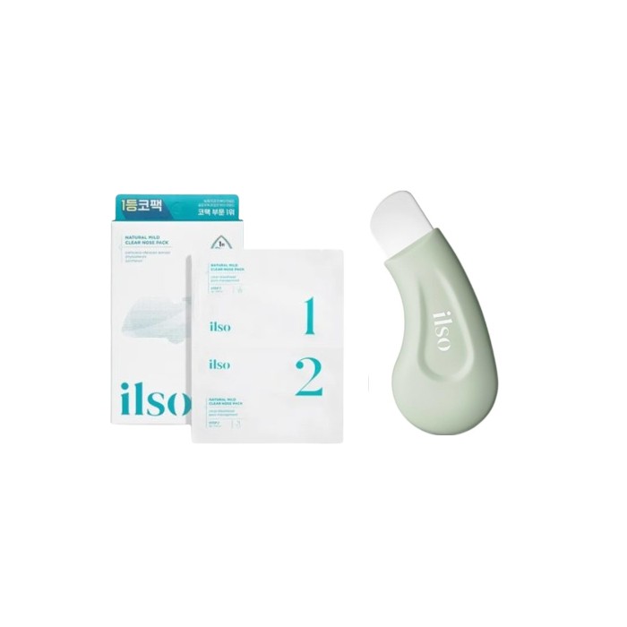 ILSO - Natural Mild Clear Nose Pack - 5ea + Deep Clean Master - 1pc Set