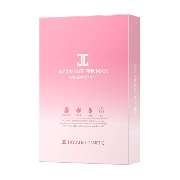 JAYJUN - Aloe Pink Mask - 10pcs