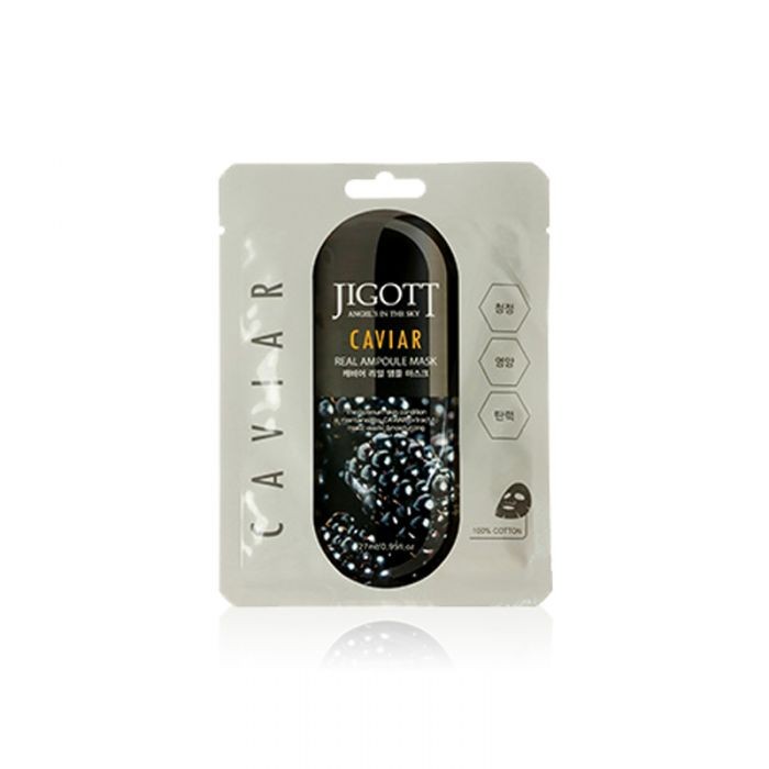Jigott - Real Ampoule Mask Caviar - 1pc