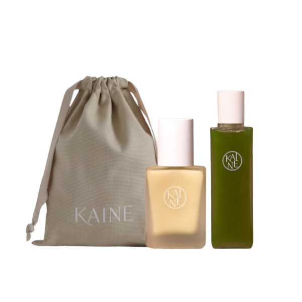 KAINE - Soothing Duo Kit (Eco Pouch + Vita Drop Serum - 30ml + Rosemary Relief Gel Cleanser - 150ml) - 1set(3items)