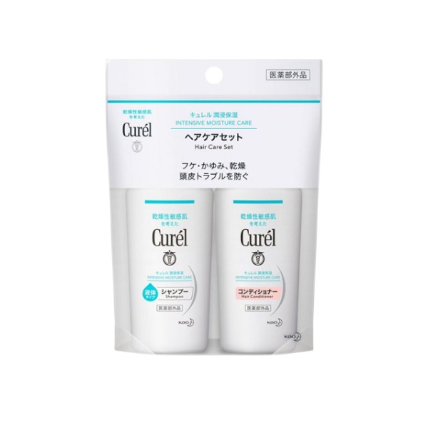 Kao - Curel Intensive Moisture Care Hair Care Set - 1set(45ml+45ml)
