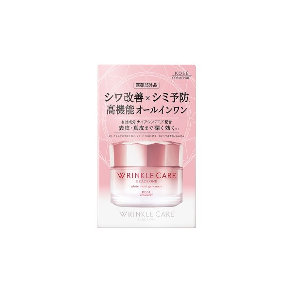 Kose - Grace One Wrinkle Care White Moist Gel Cream - 100g