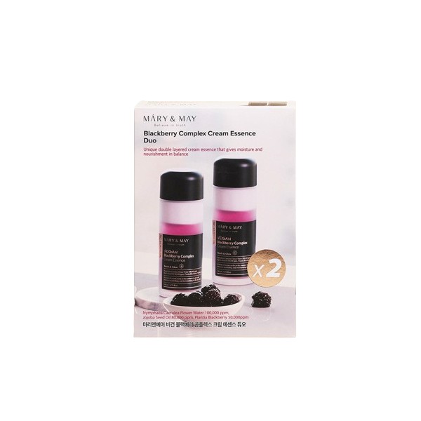 Mary&May - Vegan Blackberry Complex Cream Essence Duo - 140ml x2