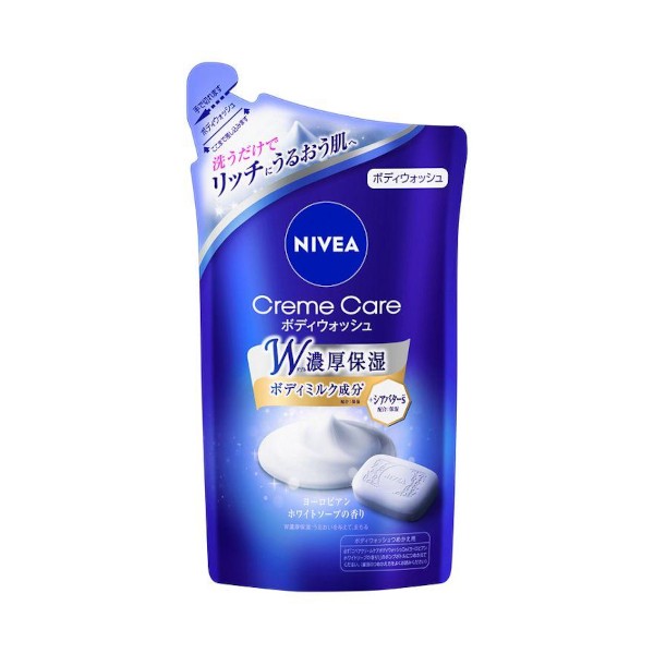 NIVEA Japan - Cream Care Body Wash European Soap Refill - 360ml