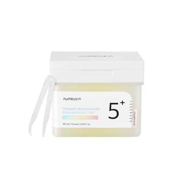 numbuzin - No.5 Vitamin-Niacinamide Concentrated Pad - 180ml/70pads