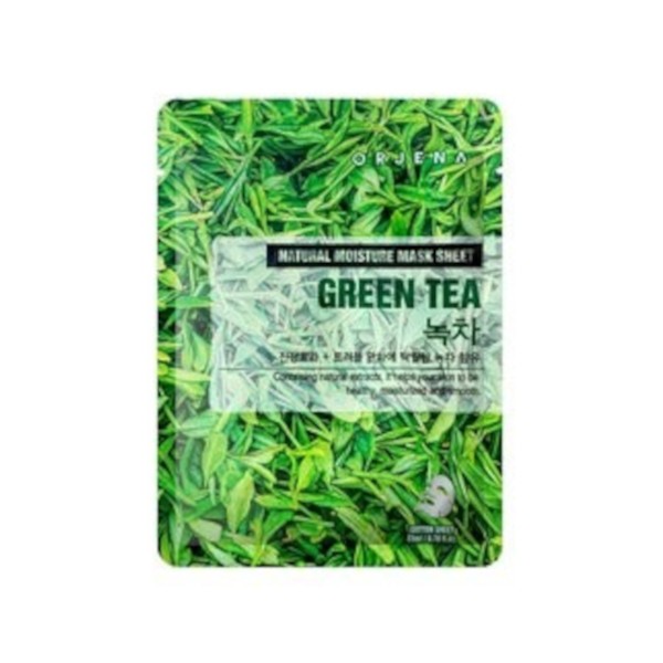 ORJENA - Natural Moisture Mask Sheet - Green Tea - 23ml X 10sheet