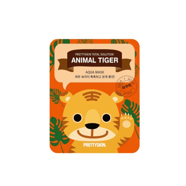 Pretty Skin - Total Solution Animal Tiger Aqua Mask - 1pc