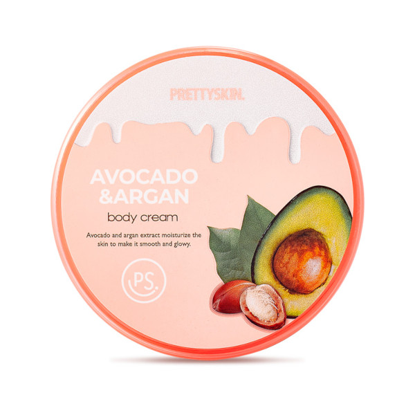 PRETTYSKIN - Design Your Beauty Avocado & Argan Body Cream - 300ml