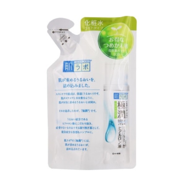 Rohto Mentholatum  - Hada Labo Gokujyun Hyaluronic Acid Hydrating Milk Refill - 140ml