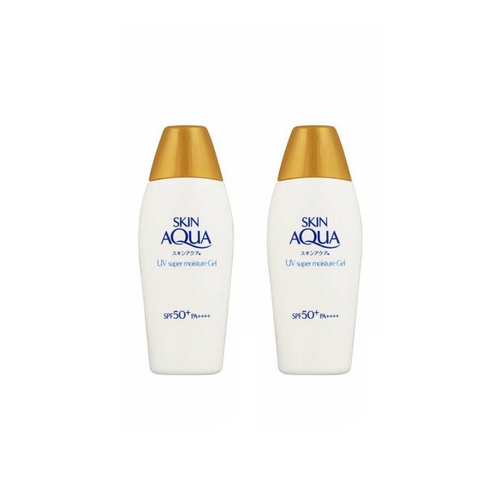 Rohto Mentholatum Skin Aqua UV Super Moisture Gel Hydrating Sunscreen (2ea) Set