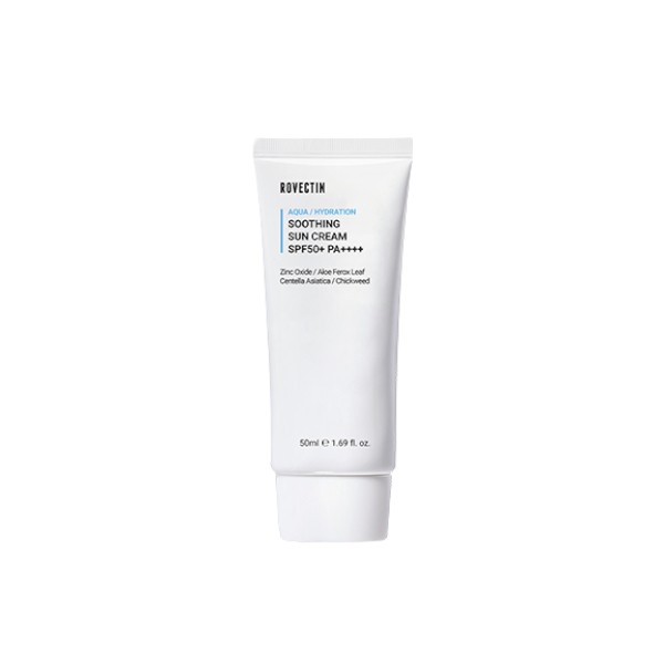 ROVECTIN - Aqua Soothing Sun Cream SPF50+ PA++++ (New Version of Skin Essentials Aqua Soothing UV Protector) - 50ml