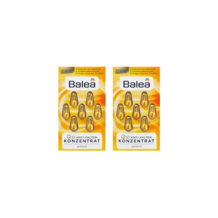 Balea - Q10 Anti-Wrinkle Concentrate - 7 Capsules (2ea) Set
