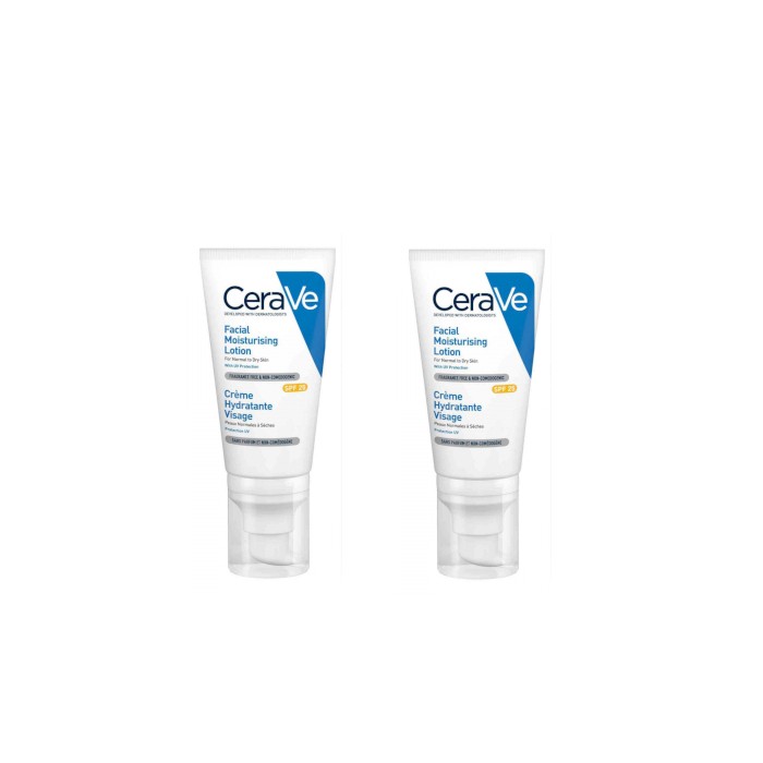 CeraVe - Facial Moisturising Lotion For Normal to Dry Skin SPF25 - 52ml (2ea) Set