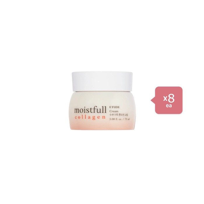 Etude Moistfull Collagen Cream - 75ml (New Version) (8ea) Set