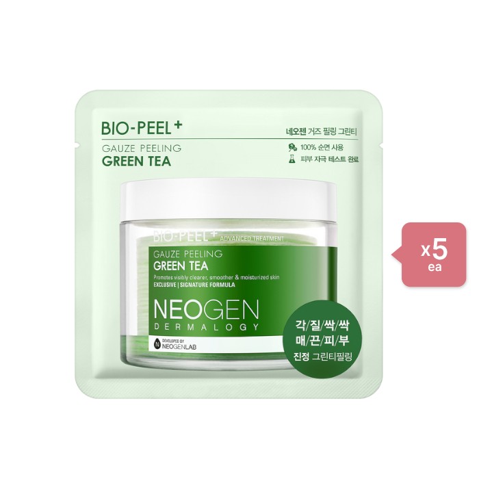 NEOGEN Dermalogy Bio-Peel Gauze Peeling Pad Green Tea - 1pad (5ea) Set