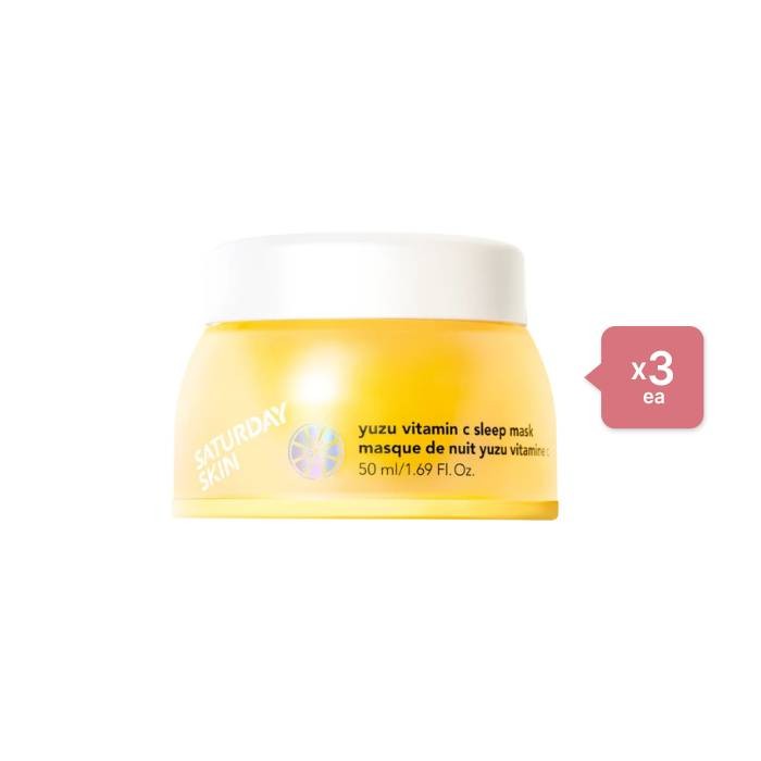 Saturday Skin Yuzu Vitamin C Sleep Mask - 50ml (3ea) Set