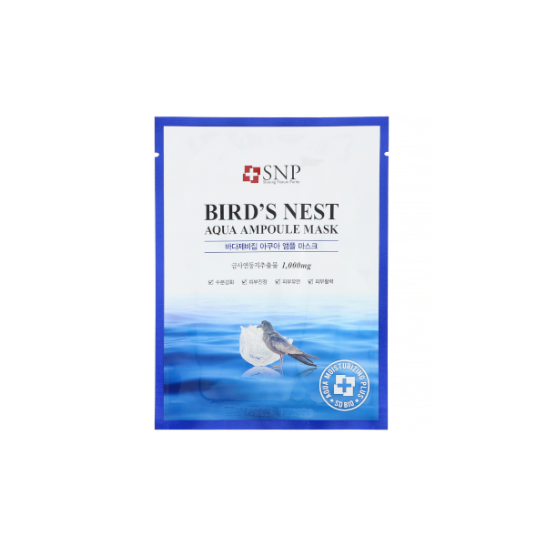 SNP - Bird's Nest Aqua Ampoule Mask - 1pc