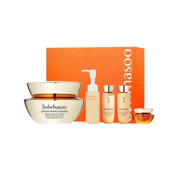 Sulwhasoo - Concentrated Ginseng Renewing Eye Cream Set - 1set (5items)