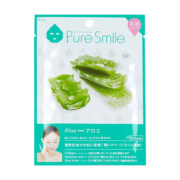 Sun Smile - Pure Smile Essence Mask - Aloe - 1pc