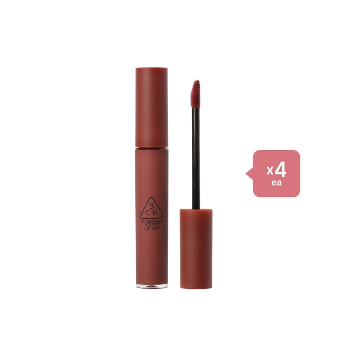 3CE / 3 CONCEPT EYES Velvet Lip Tint - Taupe (4ea) Set