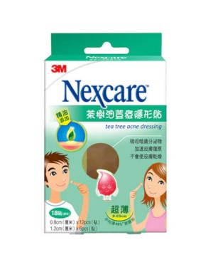 3M - Nexcare Tea Tree Essential Oil Acne Dressing - 18pcs