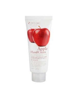 3W Clinic - Crème hydratante pour les mains aux pommes - 100ml