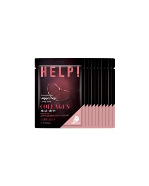 Bergamo - Help! Mask Pack - Collagen - 10pcs