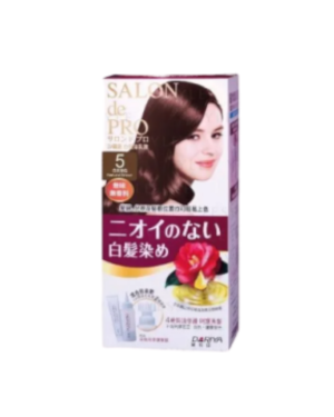 Dariya - Salon de Pro Grey Hair Coloring Liquid - 1set - #5 Natural Brown