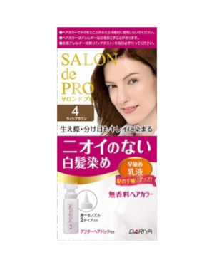 Dariya - Salon De Pro Hair Color Emulsion - 1box - 4 Light brown