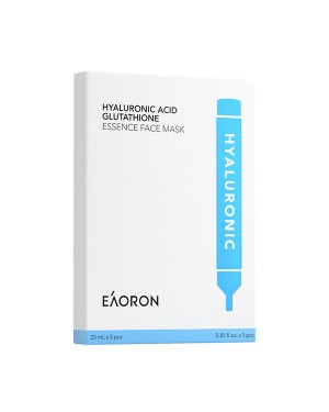 EAORON - Hyaluronic Acid Glutathione Essence Face Mask - 5pcs