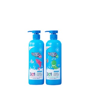 Formal Bee - Kids 3in1 Shampoo + Conditioner + Body Wash - 500ml