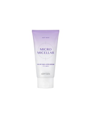 HAPPY BATH - Micro Micellar Soft Whip Cleansing Foam - 120g