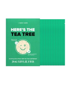 I DEW CARE - Here's The Tea Tree Soothing Sheet Mask - 24ml*10ea