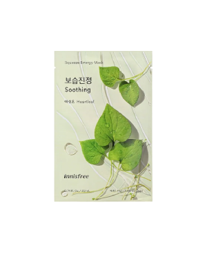 innisfree - Squeeze Energy Mask - 1pc - Heartleaf
