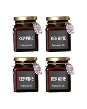 John's Blend - Fragrance Gel Brown Edition - 135g - Red Wine (4ea) Set