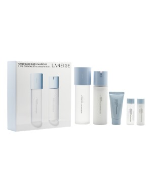 LANEIGE - Water Bank Blue Hyaluronic 2 Step Essential Set for Combination to Oily Skin - 1set (5 items)