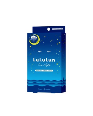 LuLuLun - One Night Facial Mask BLUE - 5pcs