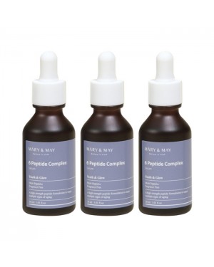 MARY&MAY - 6 Peptide Complex Serum - 30ml (3ea) Set