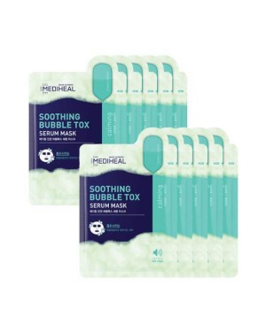 Mediheal - Soothing Bubble Tox Serum Mask - 10pcs
