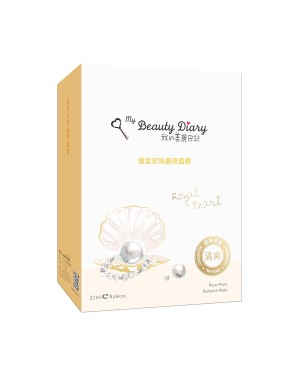 My Beauty Diary - Masque Royal Pearl Radiance - 8pcs