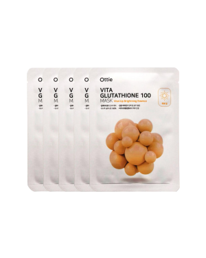 Ottie - Vita Glutathione 100 Mask - 25ml*5pcs