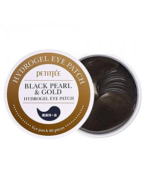 [Deal] PETITFEE - Black Pearl & Gold Hydrogel Eye Patch - 60pcs