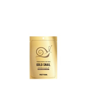 Pretty Skin - Premium Essential Sheet Mask Gold Snail - 10pcs
