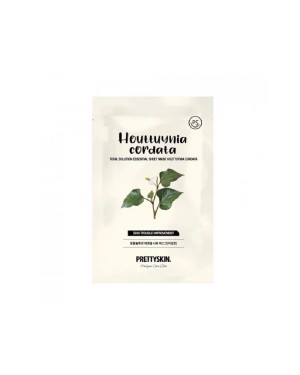 Pretty Skin - Total Solution Essential Sheet Mask - Huttuynia Cordata - 1pc