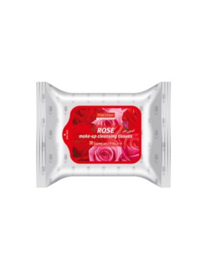 [Deal] PUREDERM - Natural Make-up Cleansing Tissues - Rose - 30pc