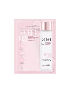 [Deal] Secret Key - Starting Treatment Essential Mask Sheet (Rose Edition) - 10pc