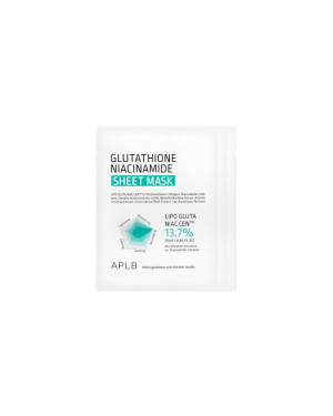 APLB - Glutathione Niacinamide Sheet Mask - 25ml (3pcs) Set