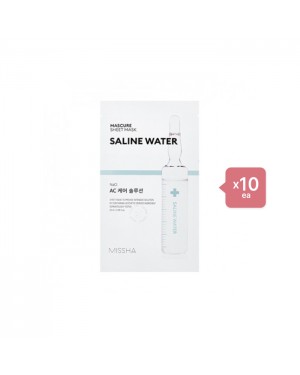 MISSHA - Mascure Solution Sheet Mask - Saline Water (10pcs) Set
