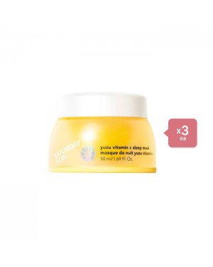 Saturday Skin Yuzu Vitamin C Sleep Mask - 50ml (3ea) Set