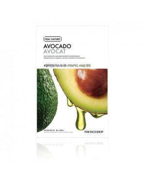 THE FACE SHOP - Real Nature Face Mask - Avocado - 1pc